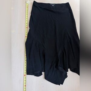 Larry Levine Black Pencil Skirt with Stretch Waistband